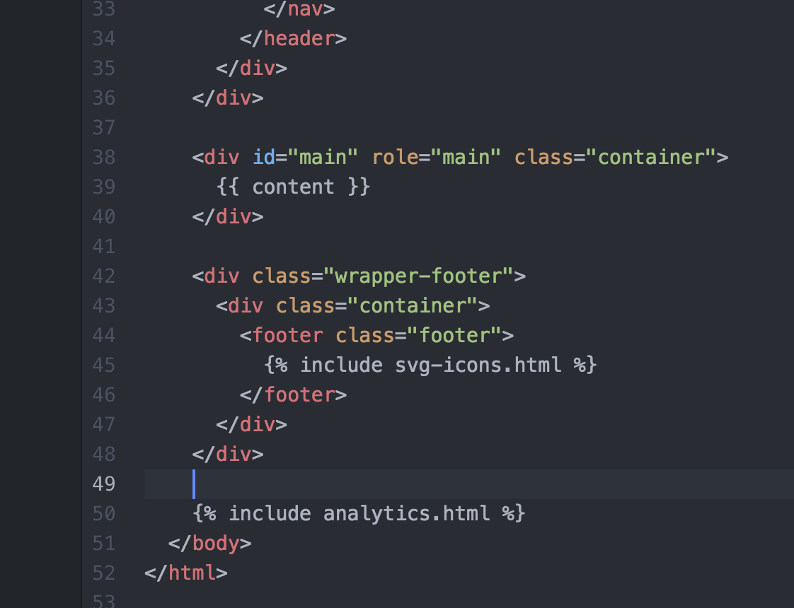 Adding tag in <body>